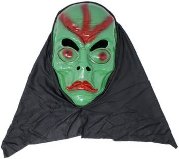 Tootpado Alien Skull Face Mask With Hood Halloween Props Green 2fns128 Party Mask Price In India Buy Tootpado Alien Skull Face Mask With Hood Halloween Props Green 2fns128 Party