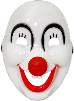 Tootpado Joker Face Mask Halloween Props White 2fns149 Party