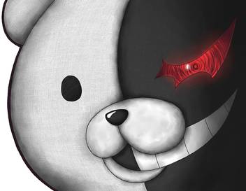 Athah Anime Danganronpa Black White Monokuma Teddy Bear 13 19