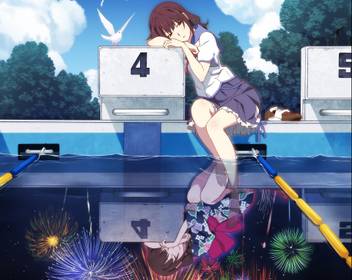 Wallpaper Athah Anime Uchiage Hanabi Shita Kara Miru Ka Yoko Kara Miru Ka For Android