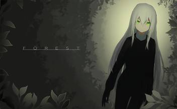 Athah Anime Original Green Eyes White Hair Girl 13 19 Inches Wall