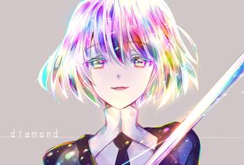 Athah Anime Houseki No Kuni Diamond 13 19 Inches Wall Poster Matte