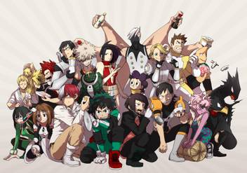 Athah Anime My Hero Academia Shouto Todoroki Izuku Midoriya