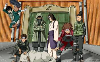 Athah Anime Naruto Akamaru Chōji Akimichi Kiba Inuzuka Neji Hyuga