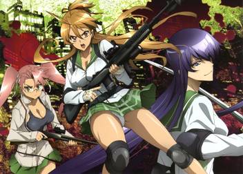 Athah Anime Highschool Of The Dead Saya Takagi Saeko Busujima Rei Miyamoto 13 19 Inches Wall Poster Matte Finish Paper Print Animation Cartoons Posters In India Buy Art Film Design