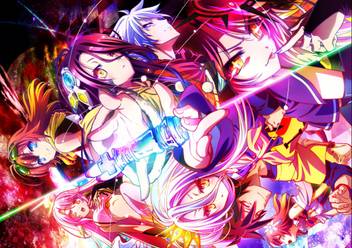 Athah Anime No Game No Life Stephanie Dola Riku Dola Shuvi Dola Jibril Shiro Sora No Game No Life Zero 13 19 Inches Wall Poster Matte Finish Paper Print Animation Cartoons,Fantasy Cute Lonely Anime Girl Wallpaper