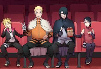 Athah Anime Boruto Boruto Uzumaki Sarada Uchiha Sasuke Uchiha