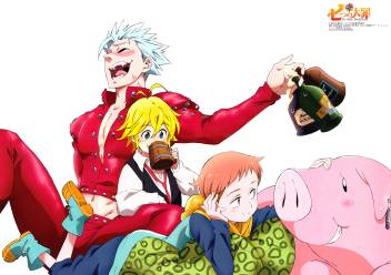 Athah Anime The Seven Deadly Sins Meliodas King Ban Hawk 13 19