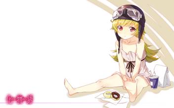 Wallpaper Athah Anime Monogatari Series Shinobu Oshino Bakemonogatari For Free