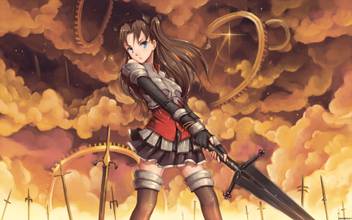 Get Wallpaper Athah Anime Fate Stay Night Unlimited Blade Works Fate Series Rin Free HD