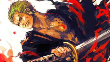 Athah Anime One Piece Zoro Roronoa 13 19 Inches Wall Poster Matte