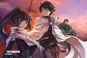 Get Wallpaper Athah Anime Log Horizon Akatsuki Shiroe Naotsugu 13 19 Inches Wall For iPhone Free