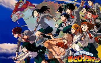 Athah Anime My Hero Academia Tsuyu Asui Izuku Midoriya Ochako Uraraka Katsuki Bakugou Shouto Todoroki Momo