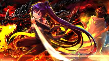Get Wallpaper Athah Anime Log Horizon Akatsuki Shiroe Dragon Girl Long Hair For Android Free