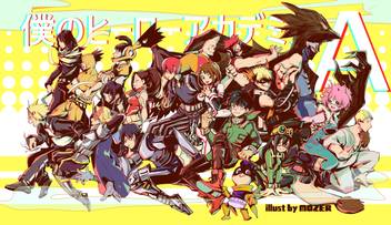 Athah Anime My Hero Academia Tenya Iida Shouta Aizawa Izuku Midoriya Mina Ashido Yuga Aoyama Tsuyu