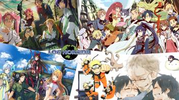 Get Wallpaper Athah Anime Crossover Naruto Log Horizon Parasyte The Maxim Ao For Free
