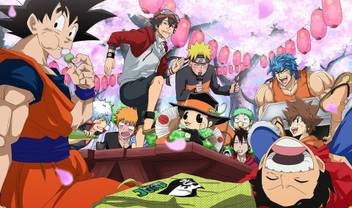 Wallpaper Athah Anime Crossover Naruto Uzumaki Goku Monkey D Luffy Ichigo Free HD