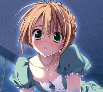 Athah Anime Original Princess Blonde Green Eyes 13 19 Inches Wall
