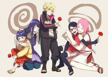 Athah Anime Boruto Naruto The Movie Sakura Haruno Sarada Uchiha