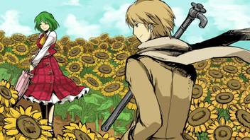 Wallpaper Athah Anime Crossover Russia Yuuka Kazami Touhou Hetalia Axis Free