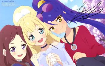 Get Wallpaper Athah Anime Aikatsu Stars 13 19 Inches Wall Poster Matte Finish For iPhone Free