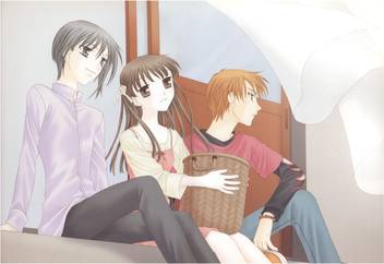 Wallpaper Athah Anime Fruits Basket Tohru Honda Yuki Sohma Kyo Sohma 13 19 Free