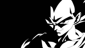 Athah Anime Dragon Ball Z Dragon Ball Vegeta Black White 13 19