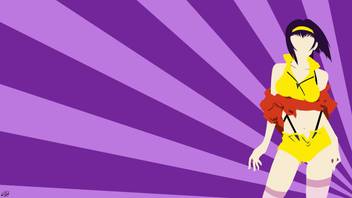 Wallpaper Athah Anime Cowboy Bebop Faye Valentine Minimalist Retro 13 19 For iPhone