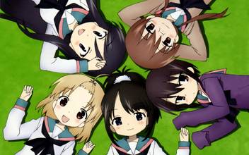 Wallpaper Athah Anime A Channel Tooru Ichii Run Momoki Yuuko Nishi Nagisa For iPhone