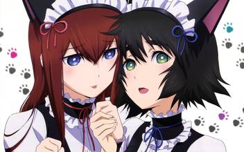 Wallpaper Athah Anime Steins Gate Kurisu Makise Mayuri Shiina 13 19 Inches Free HD