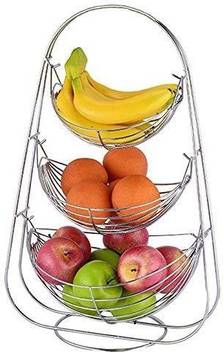 Impulse 3 Tier Fruit Vegetables Basket For Kitchen Impulse 3 Tier Fruit Vegetables