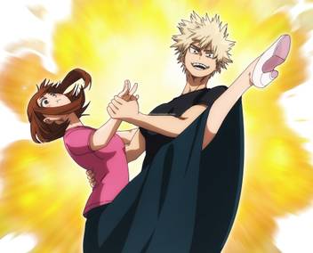 Athah Anime My Hero Academia Ochako Uraraka Katsuki Bakugou 13 19