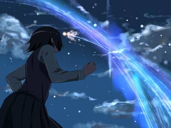 Athah Anime Your Name Mitsuha Miyamizu Kimi No Na Wa 13 19 Inches Wall Poster Matte Finish Paper Print Animation Cartoons Posters In India Buy Art Film Design Movie Music