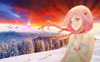 Athah Anime Guilty Crown Inori Yuzuriha 13 19 Inches Wall Poster