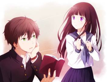 Athah Anime Hyouka HÅtarÅ Oreki Eru Chitanda 13 19 Inches Wall Poster Matte Finish Paper Print Animation Cartoons Posters In India Buy Art Film Design Movie Music Nature And Educational