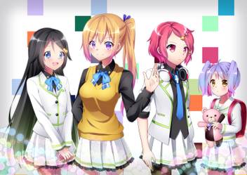 Athah Anime Myriad Colors Phantom World Mai Kawakami Reina Izumi