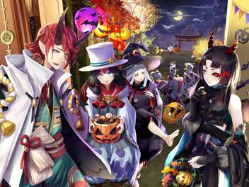 Athah Anime Original Halloween Cosplay Pumpkin Girl Boy Night Moon