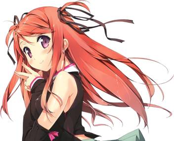 Athah Anime Original Kurumi Long Hair Purple Eyes Red Hair Ribbon 13 19 Inches Wall Poster Matte Finish Paper Print Animation Cartoons Posters In India Buy Art Film Design Movie