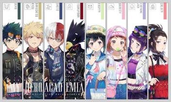 Athah Anime My Hero Academia Momo Yaoyorozu Ochako Uraraka Fumikage Tokoyami Shouto Todoroki Izuku Midoriya Katsuki Bakugou Tsuyu Asui 13 19 Inches Wall Poster Matte Finish Paper Print Animation Cartoons Posters