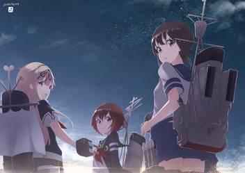 Get Wallpaper Athah Anime Kantai Collection Fubuki Yuudachi Mutsuki 13 19 Inches HD