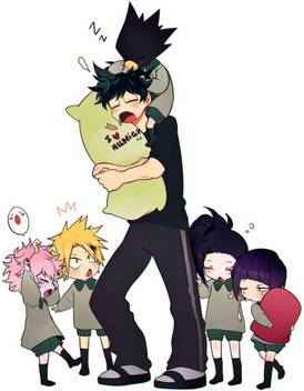 Athah Anime My Hero Academia Izuku Midoriya Denki Kaminari