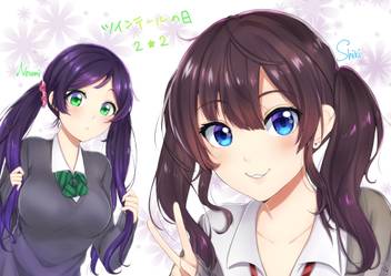 Athah Anime Crossover Shiki Ichinose Nozomi Toujou The Idolm Ster