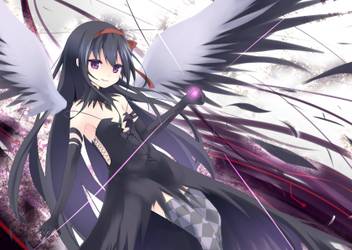 Athah Anime Puella Magi Madoka Magica Homura Akemi Homura Akuma 13