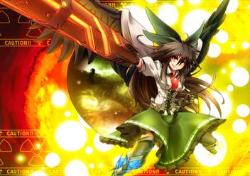 Athah Anime Touhou Utsuho Reiuji 13 19 Inches Wall Poster Matte