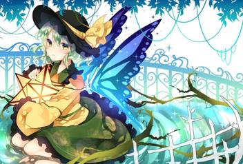 Athah Anime Touhou Wings Koishi Komeiji 13 19 Inches Wall Poster
