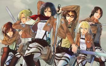 Athah Anime Attack On Titan Annie Leonhart Historia Reiss Mikasa Ackerman Hange Zoe Sasha Blouse Ymir 13 19 Inches Wall Poster Matte Finish Paper Print Animation Cartoons Posters In India 1920x1200 attack on titan wallpaper background image. inches wall poster matte finish paper