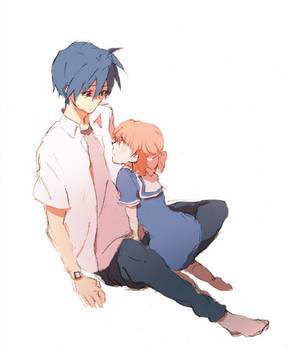 Wallpaper Athah Anime Clannad Tomoya Okazaki Ushio Okazaki 13 19 Inches Wall For Android Free