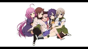 Athah Anime School Live Gakkou Gurashi Megumi Sakura Taroumaru Kurumi Ebisuzawa Yuuri Wakasa Yuki Takeya Miki Naoki 13 19 Inches Wall Poster Matte Finish Paper Print Animation Cartoons Posters In India