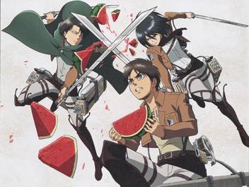 Athah Anime Attack On Titan Mikasa Ackerman Levi Ackerman Eren