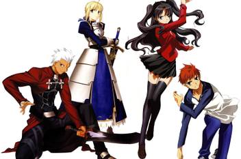 Wallpaper Athah Anime Fate Stay Night Fate Series Saber Archer Rin Tohsaka Shirou Emiya 13 19 Inches Wall Poster Matte Finish Paper Print Animation Cartoons Posters In India Buy Art Film Design Desktop Wallpaper Free